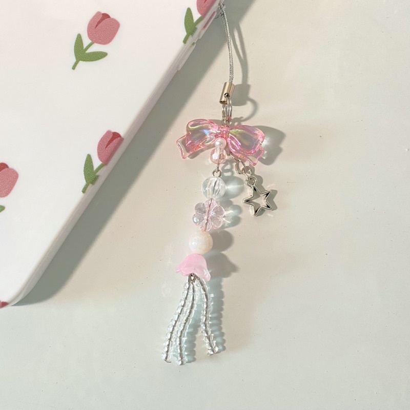 Cute Jellyfish Phone Charm Aesthetic Korean | Shopee Malaysia