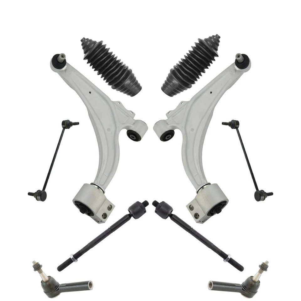 Svenubee Front Lower Control Arm Ball Joint Tie Rod Boot 10pcs for