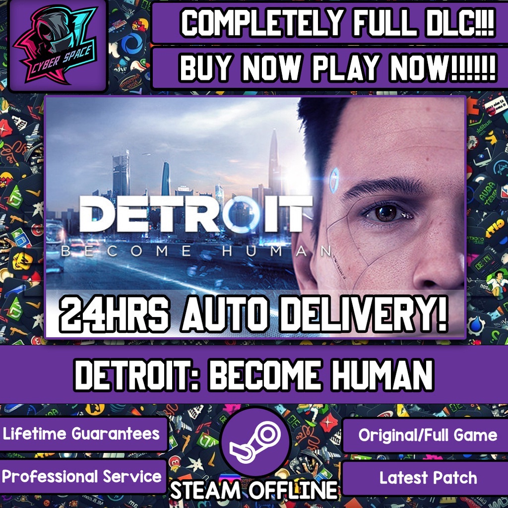 Detroit: Become Human [Auto Delivery] [Steam Offline] [Full DLC] Cyber ...