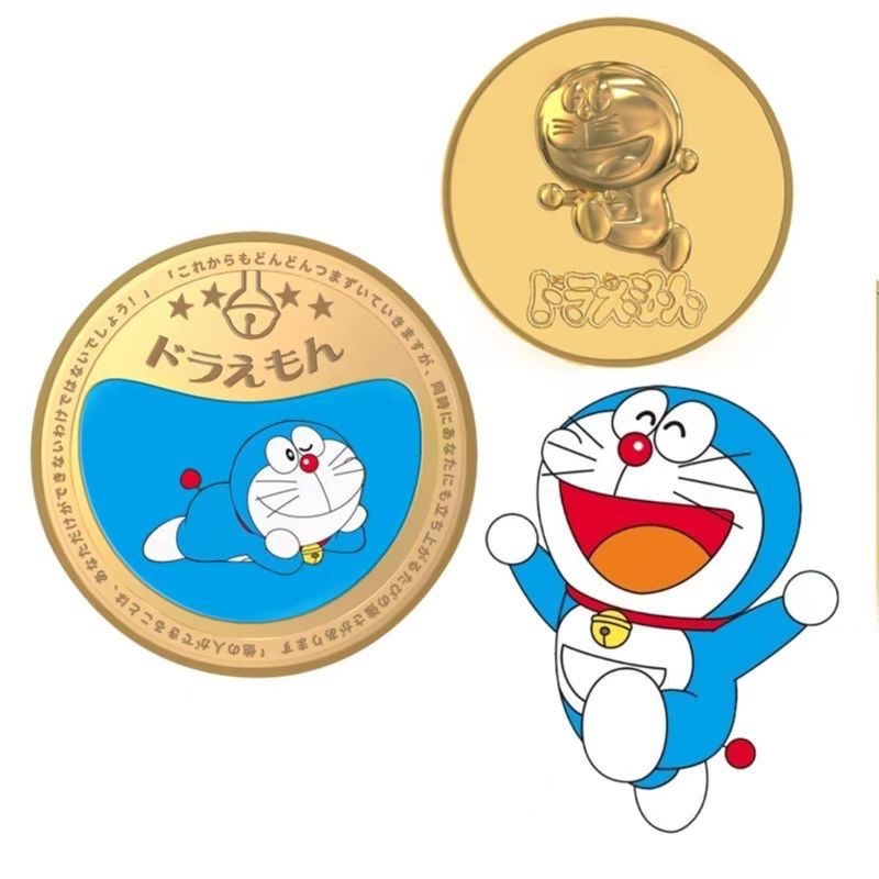 Doraemon Straw Doraemon Surrounding Detective Conan Commemorative Coin