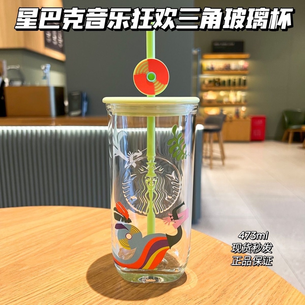 ★Ins Starbucks Cup Starbucks Music Carnival Piano Headset Big Mac ...