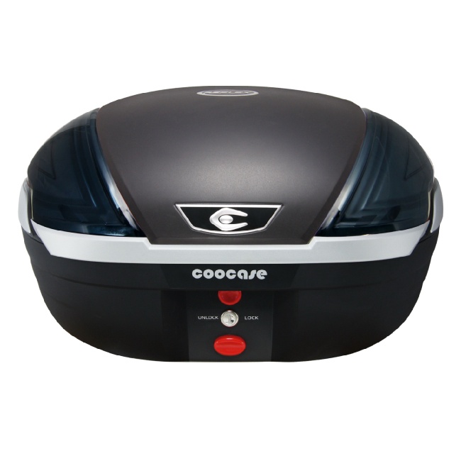 coocase 50L Luxury Reflex V50 Plastic motorcycle tail box Sand Black ...