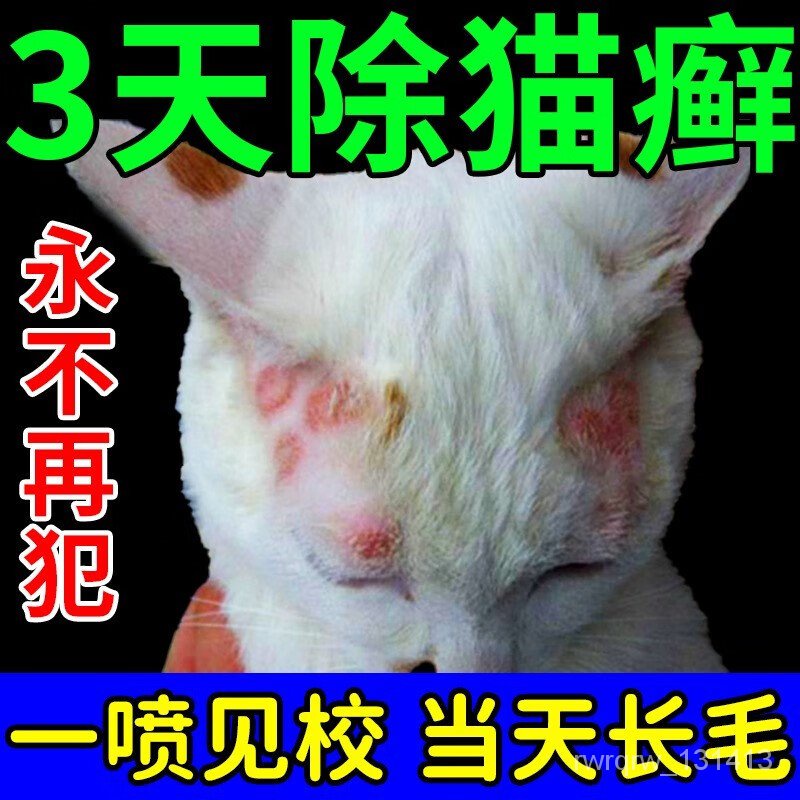 KY/🥭Cat Ringworm Special Purpose Chemicals Pet Cat and Dog Skin Disease Hair Loss Eczema Fungus