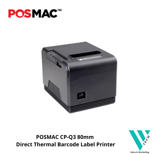 POSMAC CP-Q3 80mm Direct Thermal Barcode Label Printer | Shopee Malaysia