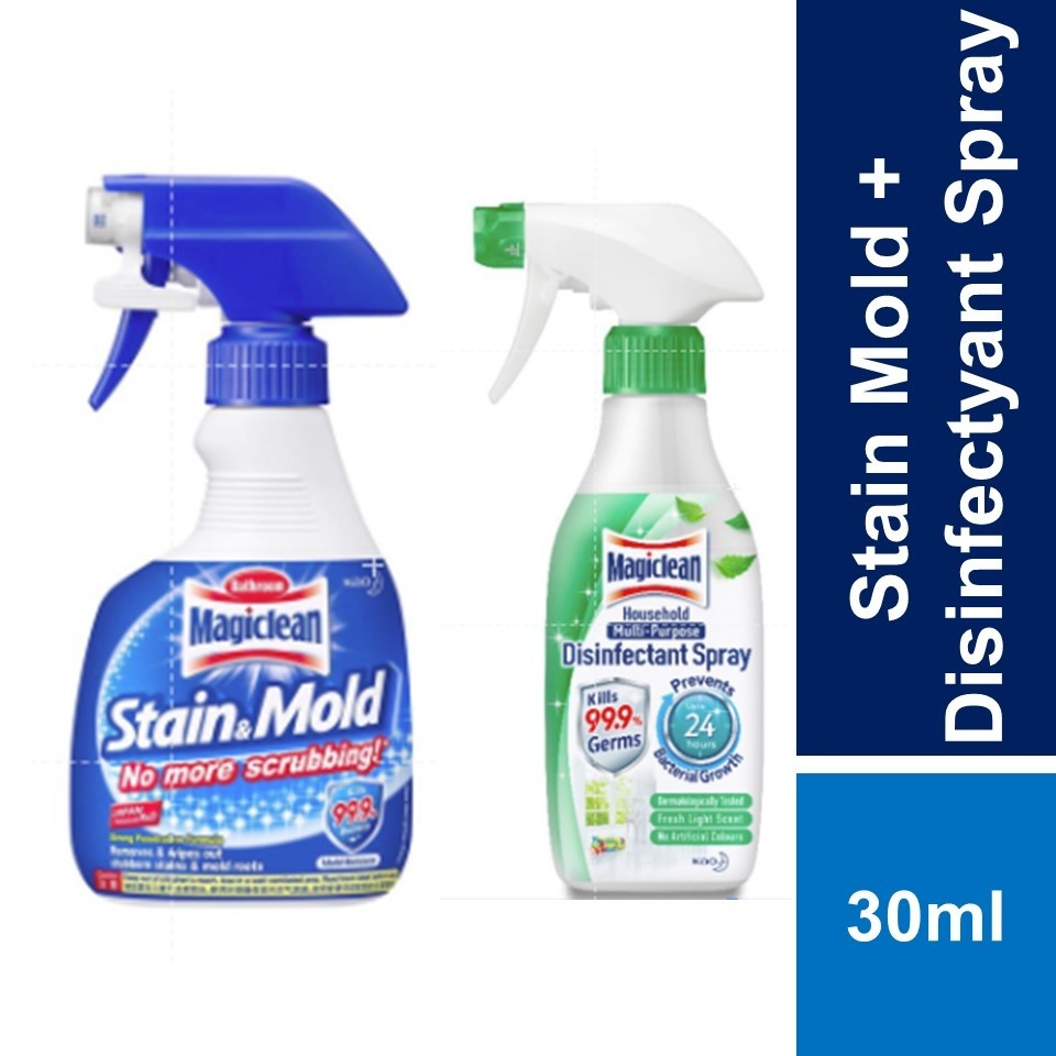 MAGICLEAN Stain Mold Trigger + Disinfectant Spray 1 Set | Shopee Malaysia