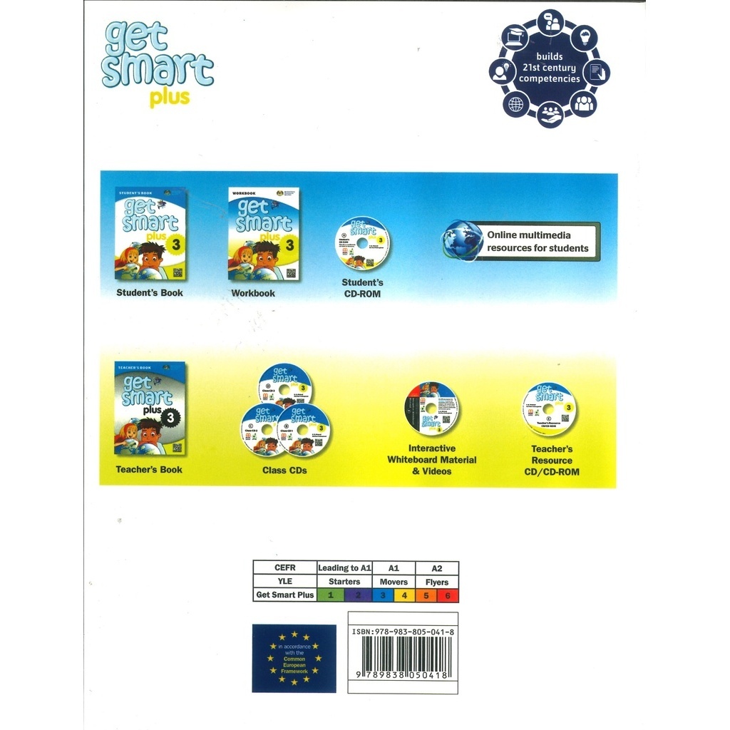 GET SMART PLUS 3 CEFR YEAR 3 WORKBOOK | Shopee Malaysia