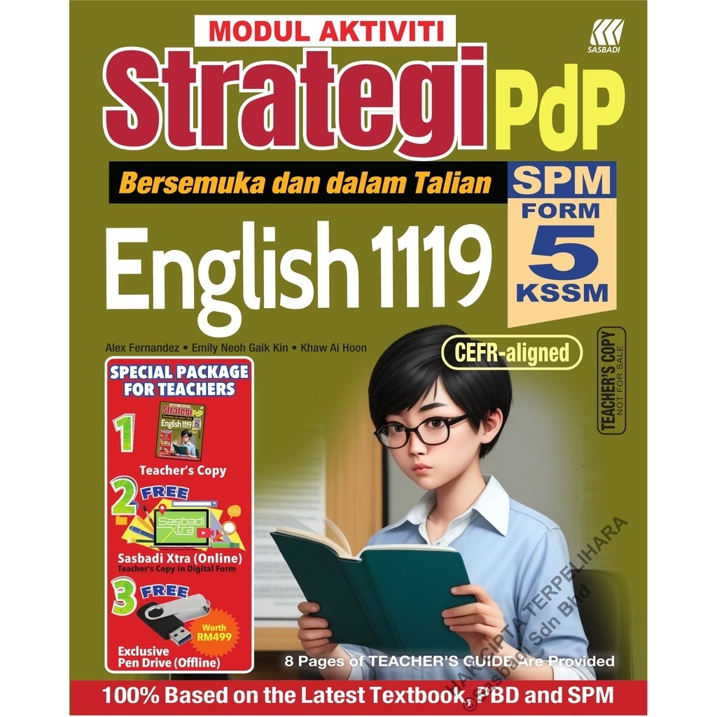 Sasbadi 2024: Modul Aktiviti Strategi PDP: English Form 5 ( Edisi Murid ...