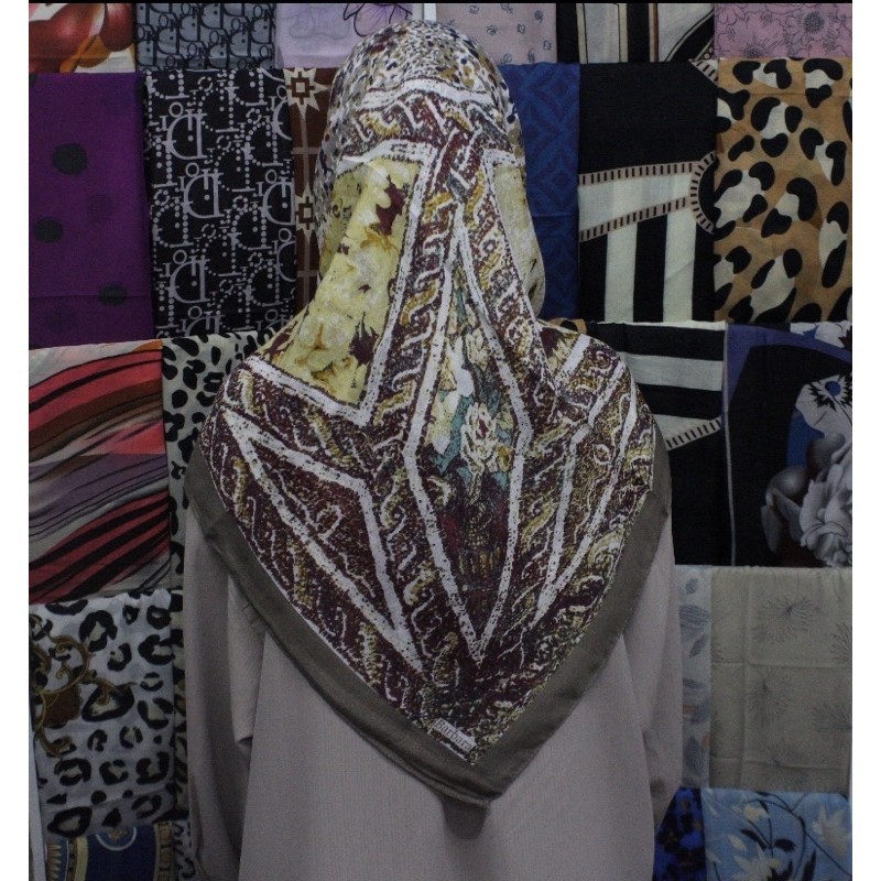 bawal cotton premium corak bidang 55 | Shopee Malaysia