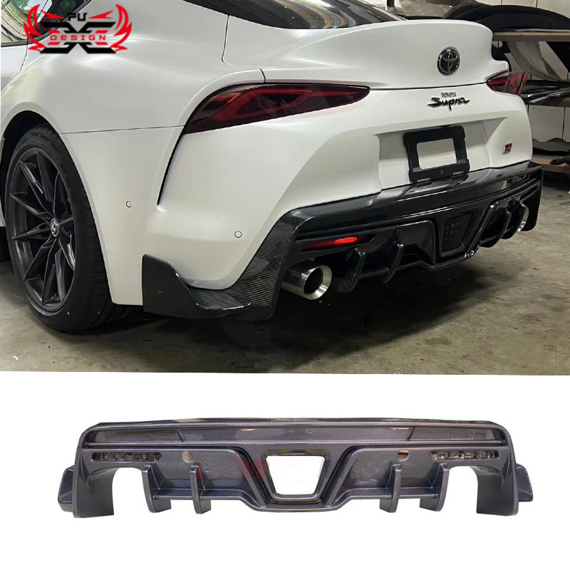 Wholesale For Toyota Gr Supra A90 A91 Mk5 Carbon Fiber Rear Diffuser 