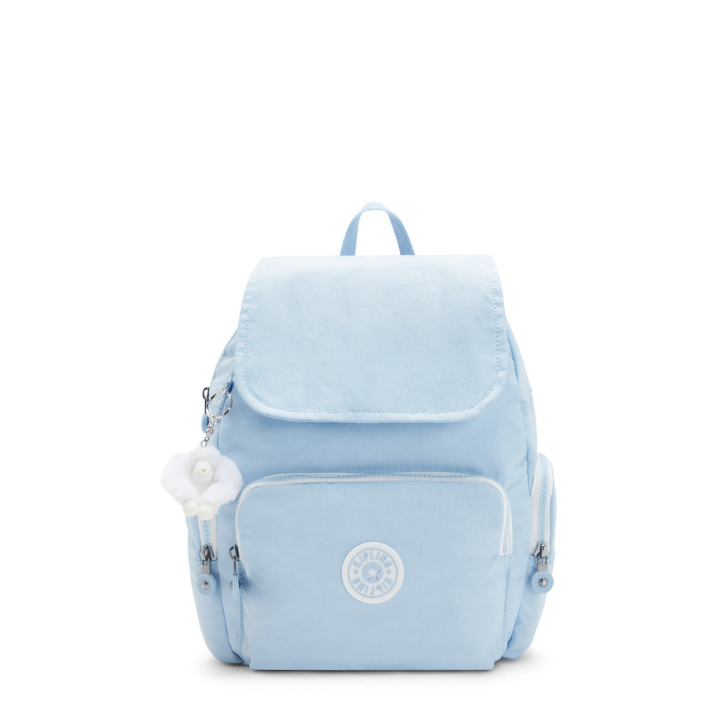 Kipling City Zip S Frost Blue Bl Backpack | Shopee Malaysia