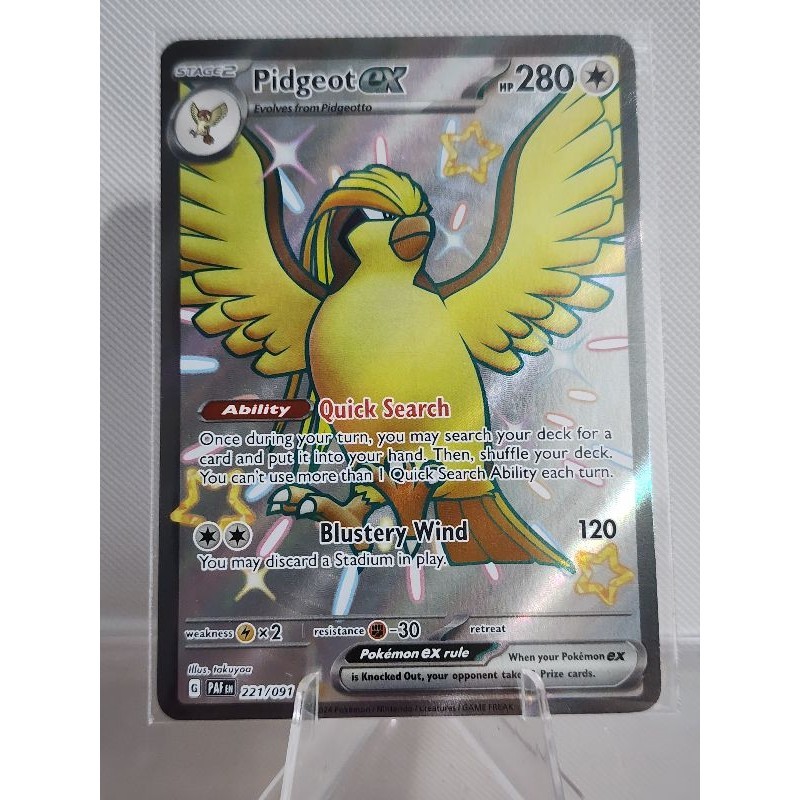 2024 Pidgeot Ex Card (Rare Holo) | Shopee Malaysia