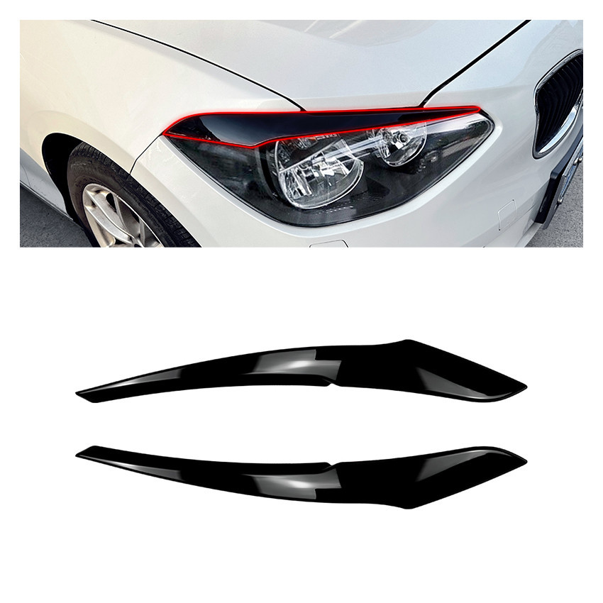 thumbnail image 2 of Black Plastic Eyebrows / Eyelids For VW T5 Transporter Pre-Facelift – Unbranded, UK Made 2 of 6
