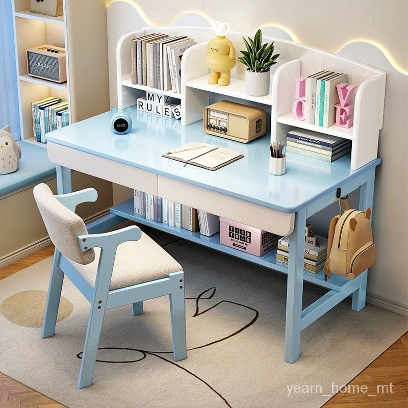 study desks writing desks All solid wood desks children's home student ...