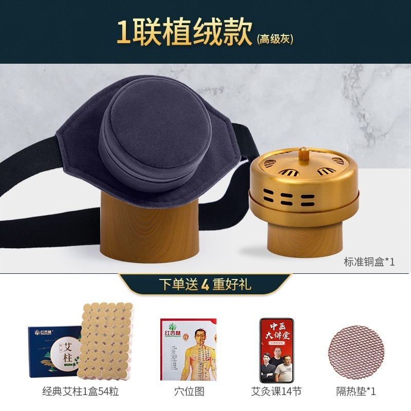 ST& Red Apricot Forest Moxibustion Box Carry-on Acupuncture Home ...
