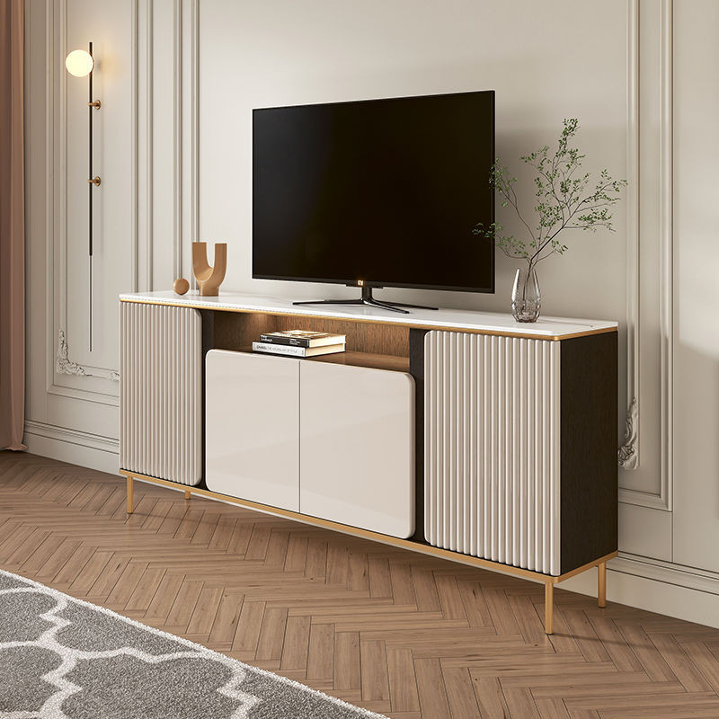 JY-H/Stone Plate TV Bench for Bedroom Simple Modern High TV Stand Light ...