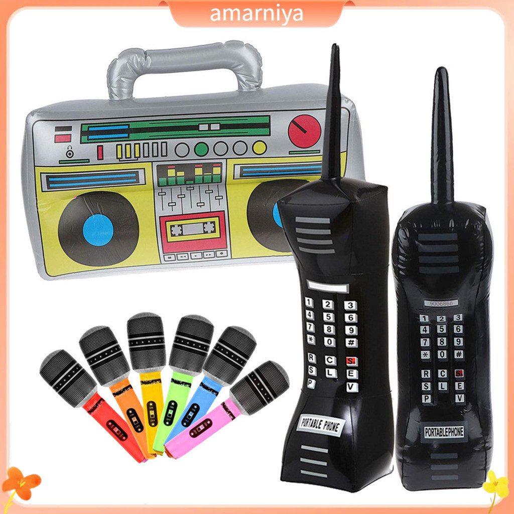 Retro Inflatable Radio Toy Inflatable Portable Phone Toy Retro Portable ...