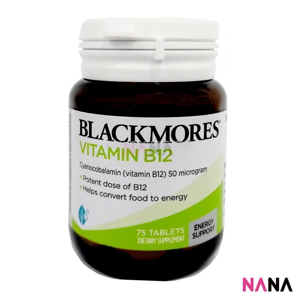 BLACKMORES Vitamin B12 75 Tablets | Shopee Malaysia