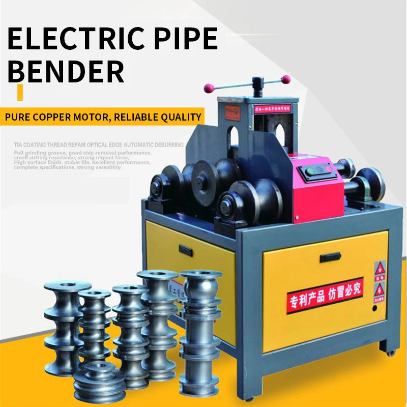 76*3 Heavy duty electric pipe bender hydraulic stainless steel square ...