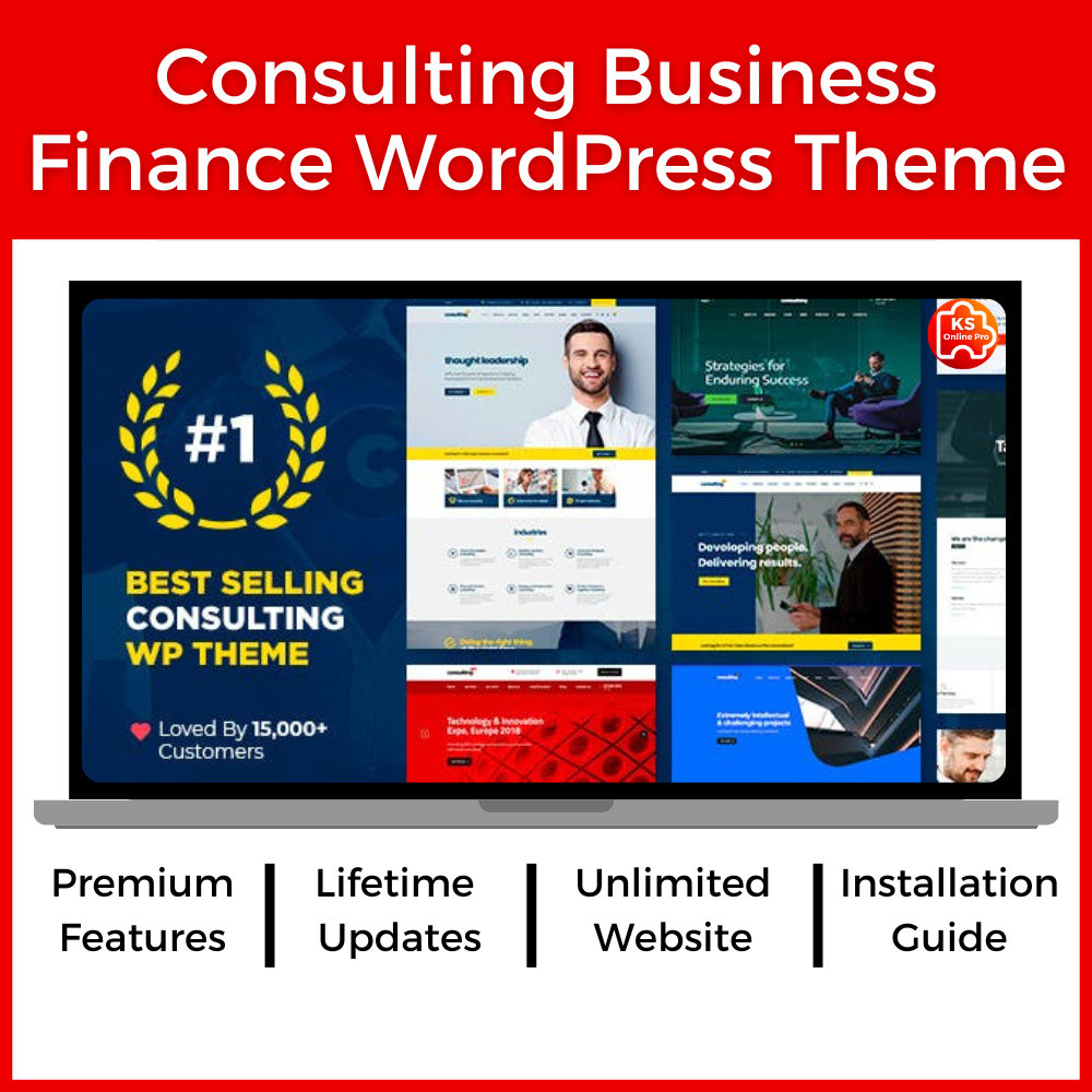 Consulting Business Finance WordPress Theme [Latest Version] | Shopee ...