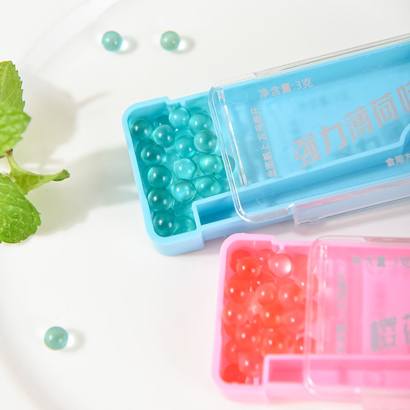 Mint oral popping gum, fresh breath kissing candy, cooli Mint oral