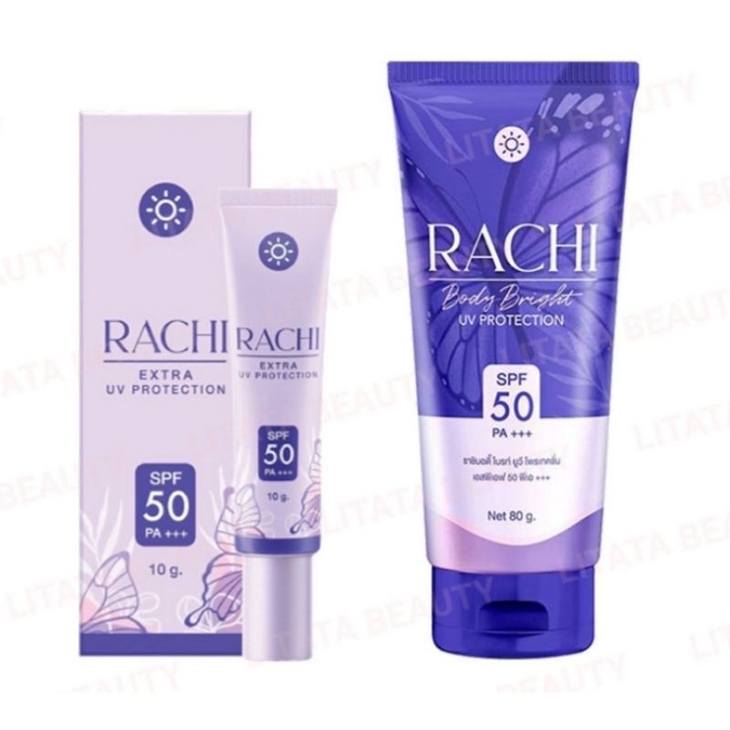 💜RACHI EXTRA UV PROTECTION SOF50 PA+++ / RACHI BODY SUNSCREEN SPF50 PA ...
