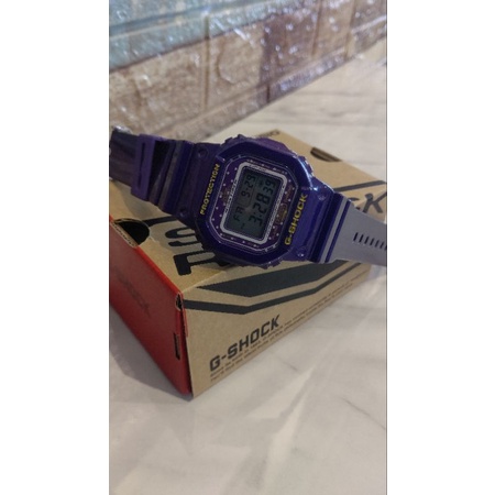 Casio G shock dw5600vt module 1545 japan collaboration the shop Tk mix pice bnb purple cc6 backlight logo tk nice condit Shopee Malaysia