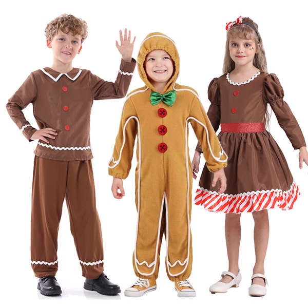 Christmas cosplay Costume Cartoon cosplay Costume Gingerbread man ...