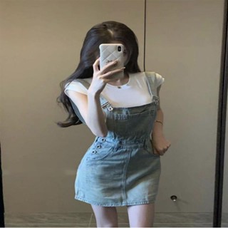  Girls Denim Dungaree Dress Girls Fashion Denim Skirt