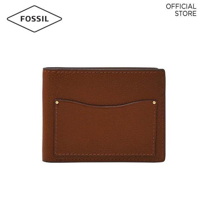 Fossil Male's Anderson Card Case - Brown Leather ML4577210