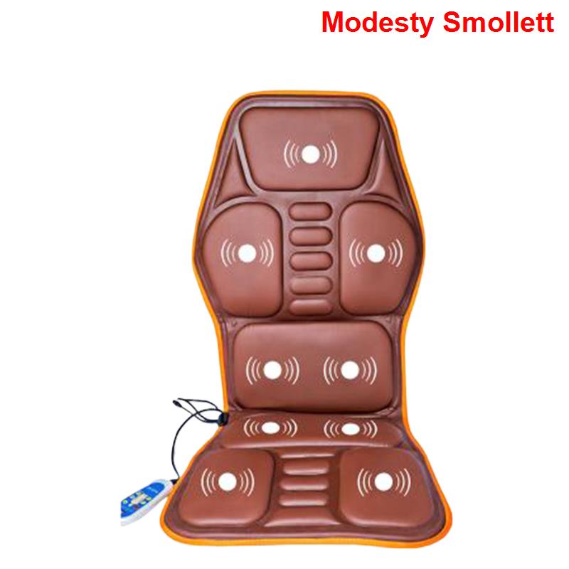 ♣ ☃Car Home Office FullBody Massage Cushion.Heat Vibrate Mattress.Back Neck Massage Chair