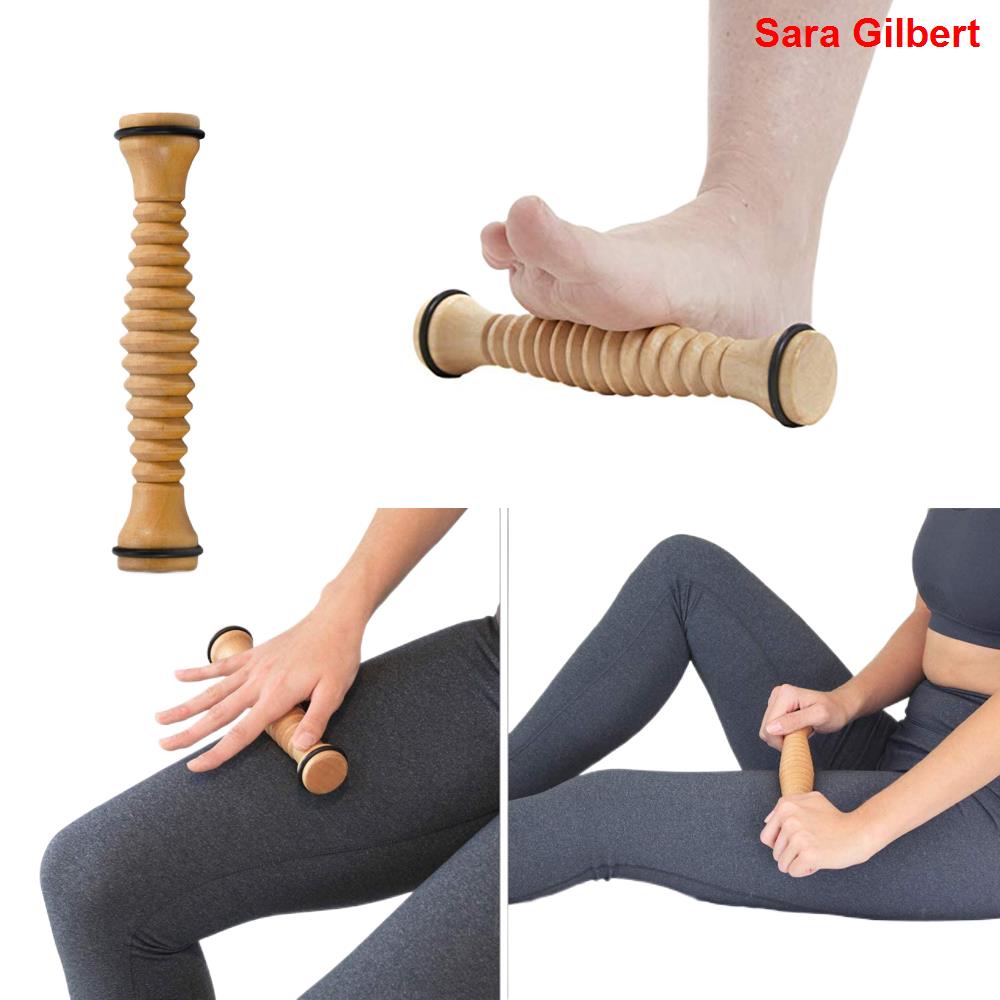 ☁ Wood Foot Massage Roller for Plantar Fasciitis Relief Deep Tissue