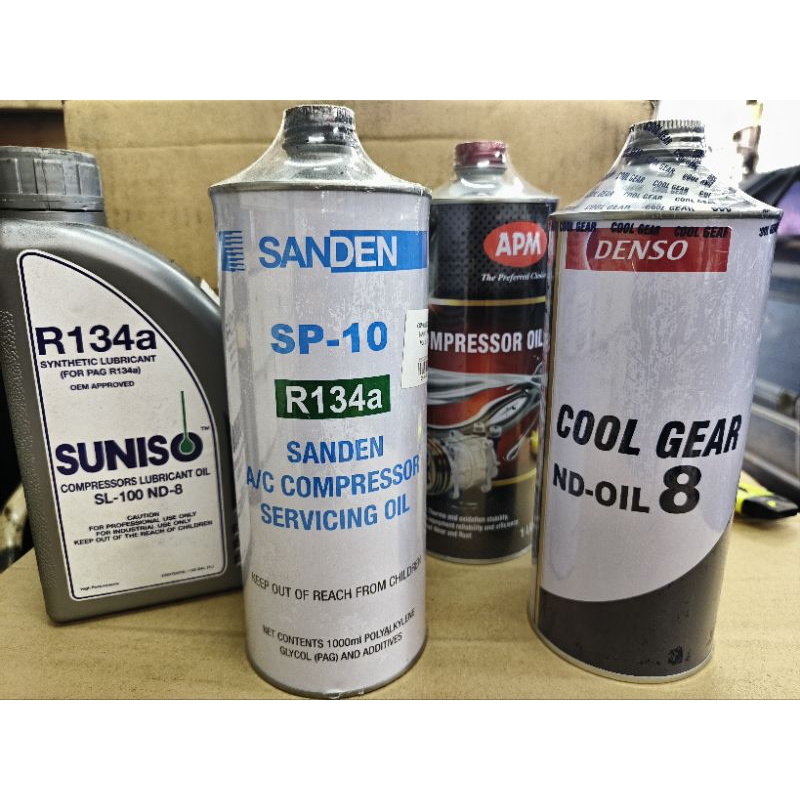 Aircon car🔥 Compressor oil 8 🔥1000ml/ 1L Shopee Malaysia