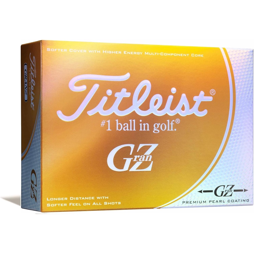 Titleist Golf Ball GRANZ 1ZGPJ 1 Darth (12 pieces) Premium Gold Pearl