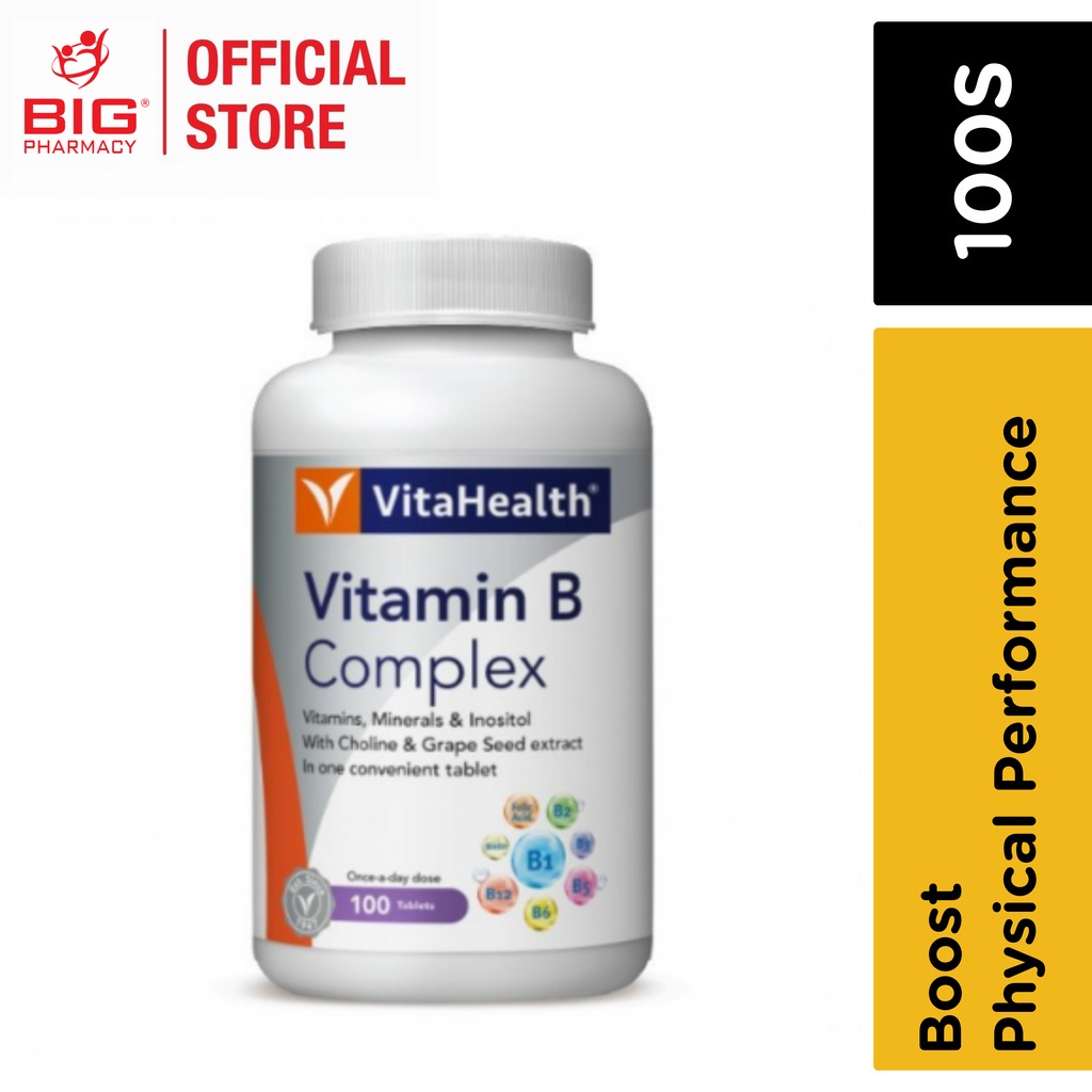 Vitahealth Vitamin B Complex 100s | Shopee Malaysia