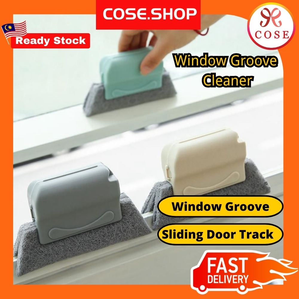 COSE Sliding Door Track Window Groove Cleaning Brush Magic Gap Dust ...