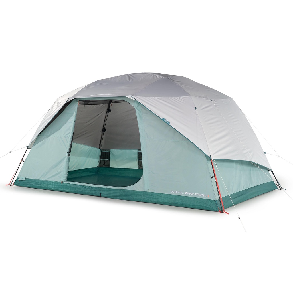 Decathlon Nature Hiking Camping Tent With Poles Arpenaz 6 Ultrafresh 6 Person heat reduction Quechua Shopee Malaysia