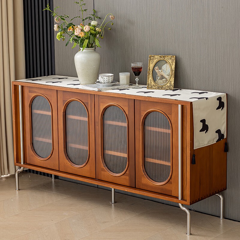 AT/💓Inshang French Cream Style Sideboard Table Runner Light Luxury High