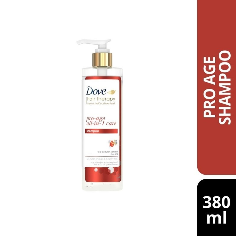 Dove Hair Therapy Pro-Age All-in-1 Care Shampoo 380ml | Shopee Malaysia