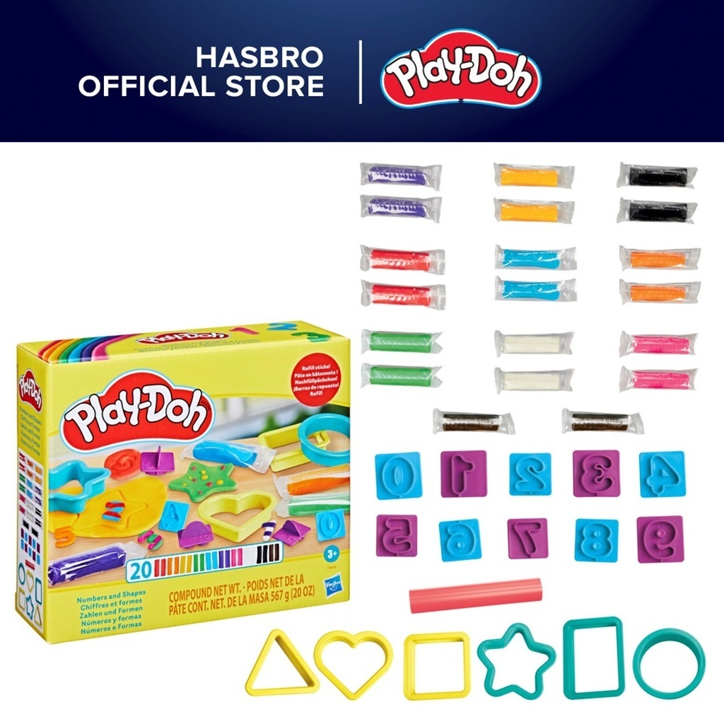Play doh deals shapes and numbers