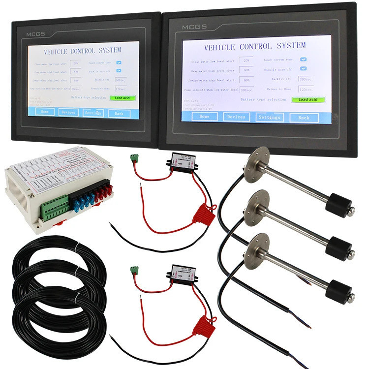 Dual screen display Vehicle Touch Screen Control System (RV, Motorhome ...