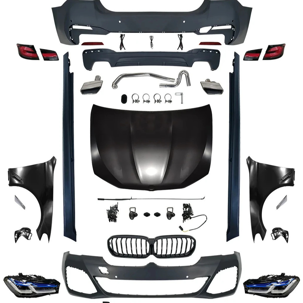 Chrome Side Wing Fender Vent Cover Trim – For 2017-2020 BMW 5 Series G30