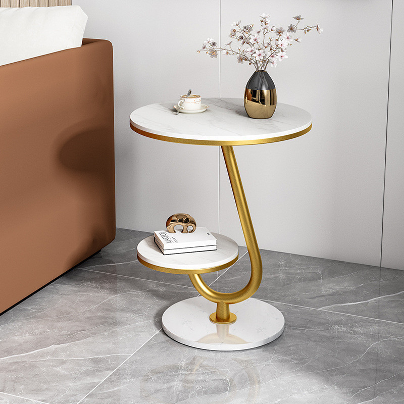 Modern Minimalist Sofa Corner Table Nordic Rock Plate Living Room Side ...