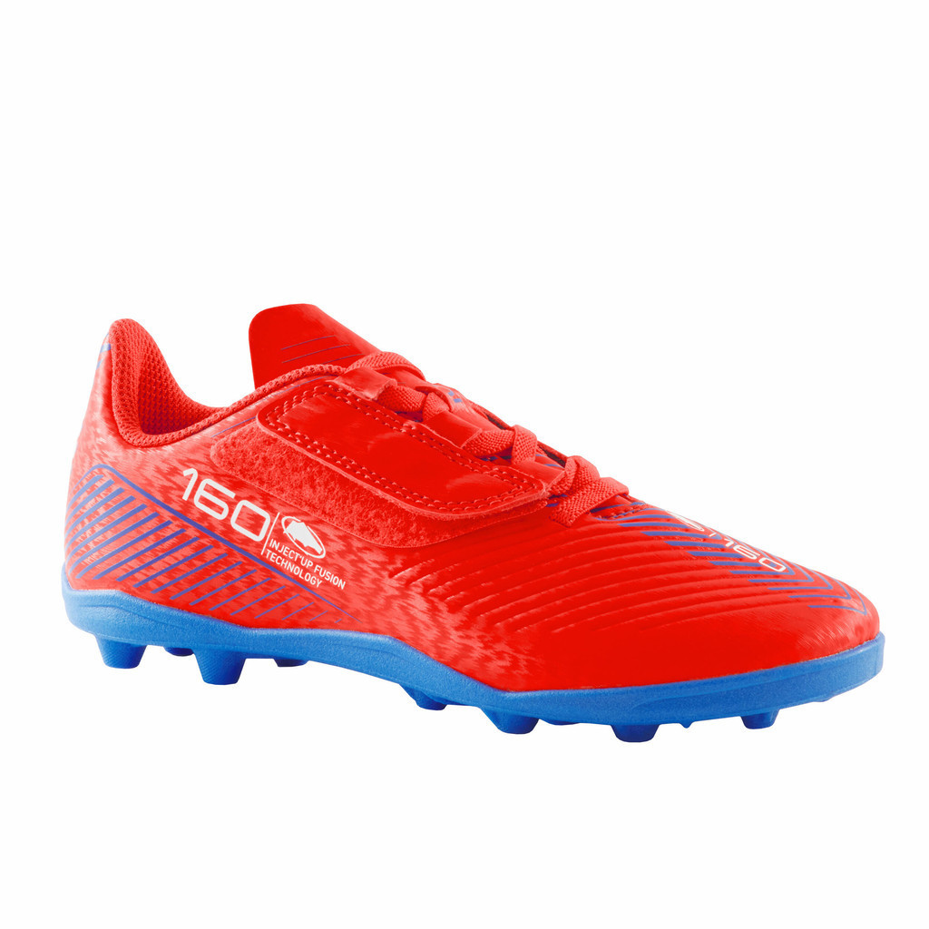 Decathlon Football Kids Rip Tab Football Boots 160 Easy Ag Fg Kipsta Shopee Malaysia