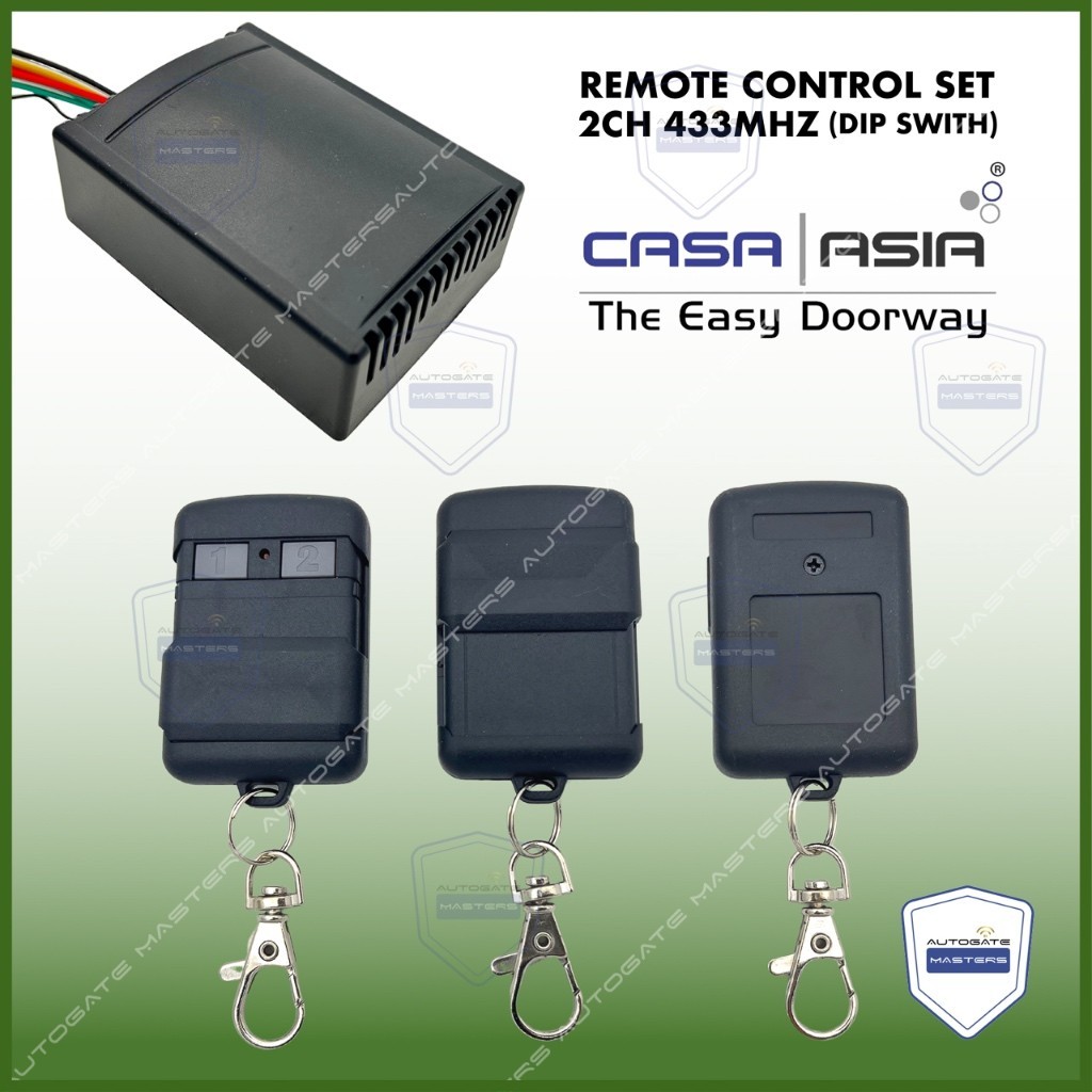 CASA ASIA AUTOGATE REMOTE CONTROL 433MHz ( RECEIVER / REMOTE CONTROL ...