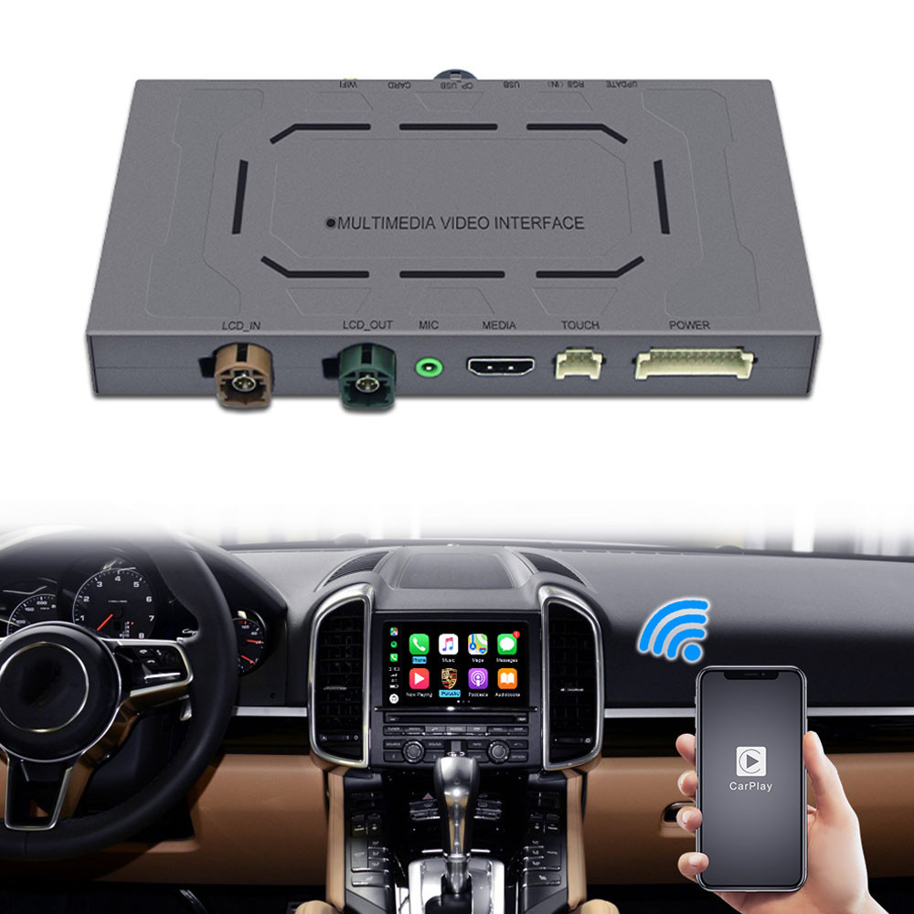 KANOR Apple CarPlay Wireless Interface Box for Porsche Cayenne Boxster ...