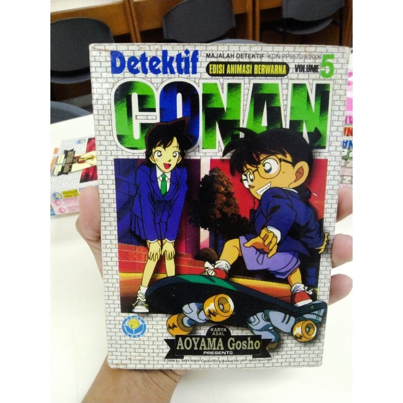 Detektif Conan Edisi Berwarna Jilid 5 Preloved Comic Shopee Malaysia