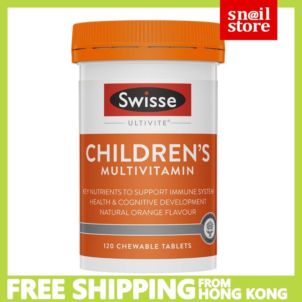 Swisse Children's Multivitamin Chewable Tablets 120 tablets （EXP 2025