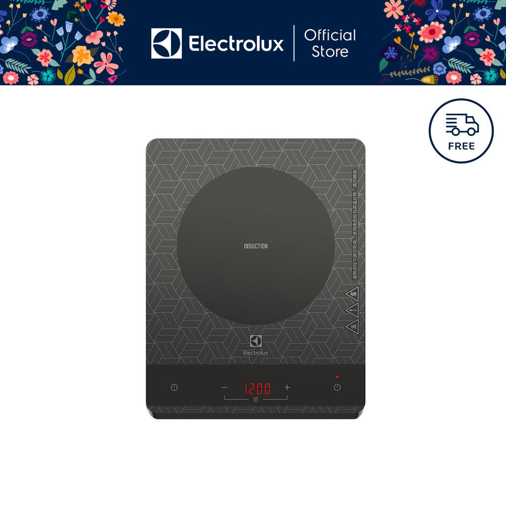 Electrolux Portable Tempered Glass Induction Cooker with Pot and Steamer and Keep Warm Function