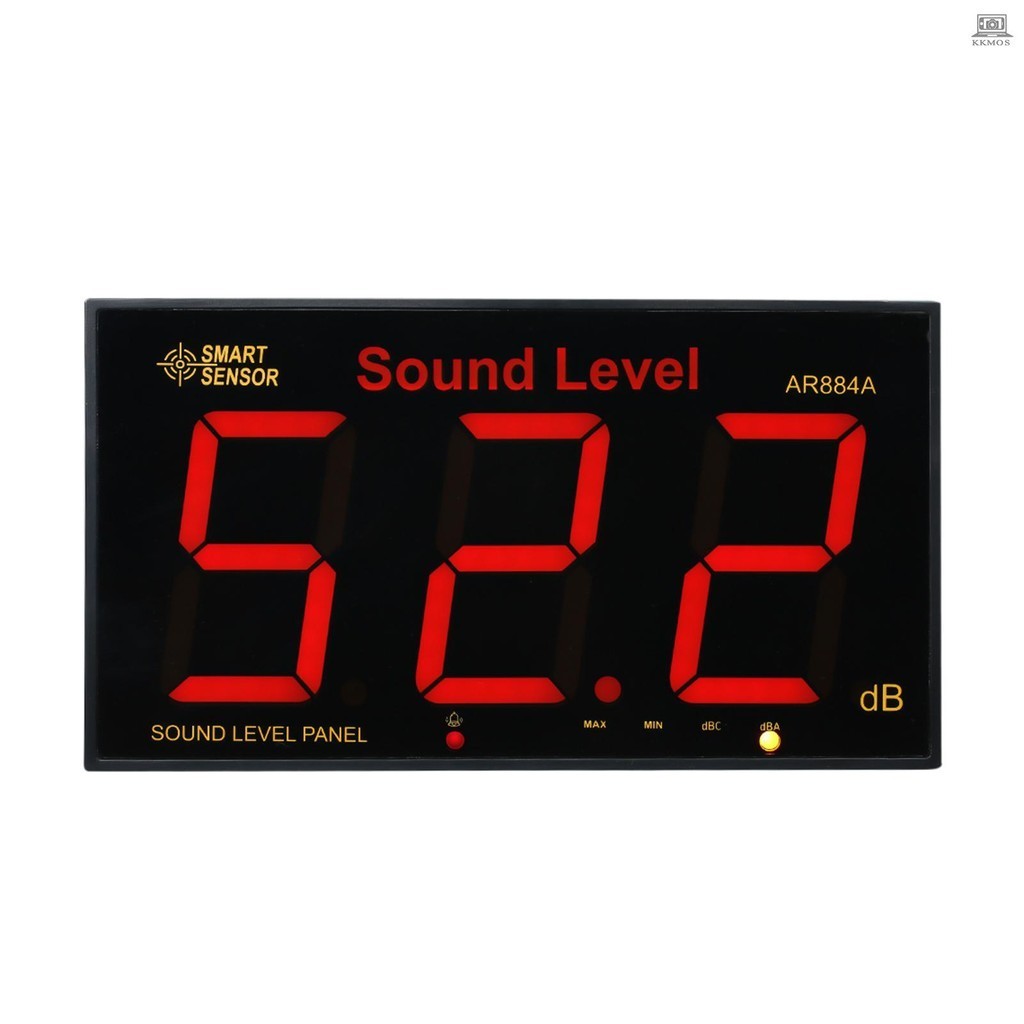 SMART SENSOR AR884A Sound Level Meter with Large LCD Screen Wall ...