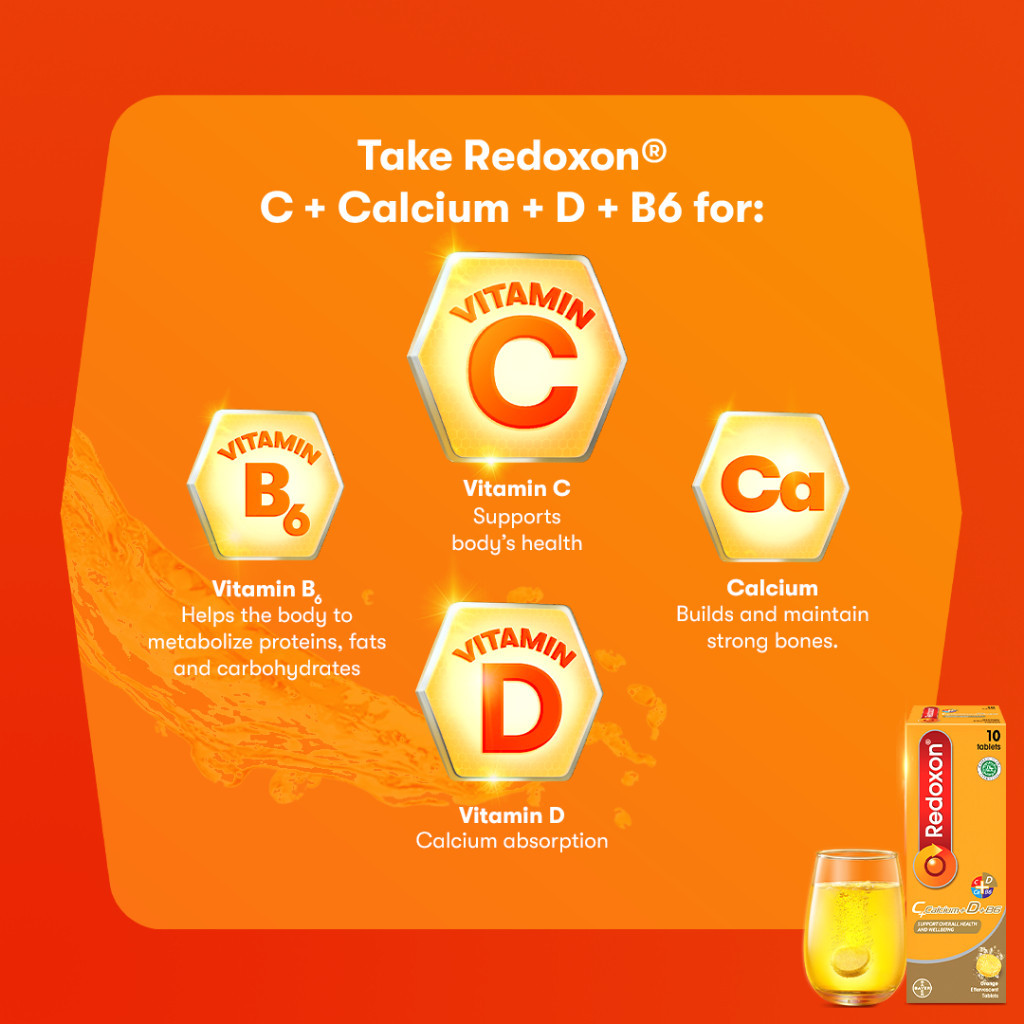 Redoxon Cal-D Effervescent Tablets (30's) | Shopee Malaysia